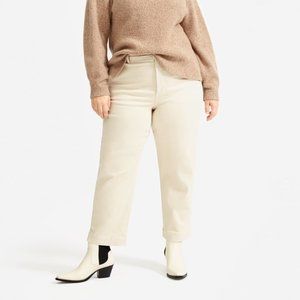 Everlane Straight Leg Crop in Sandstone